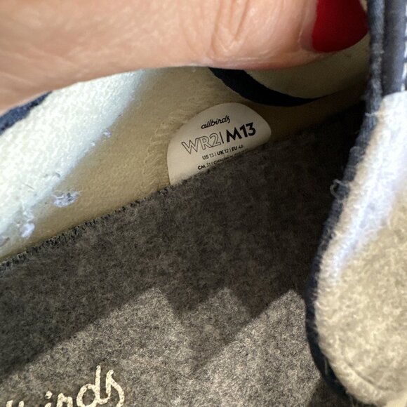 Allbirds Wool Runner 2 Men’s Gray Blue Size 13 Shoes